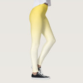 Leggings Simple moderne Jaune de couleur Gradient (Droite)