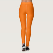 Leggings Simple moderne Neon Fluorescent Orange (Dos)