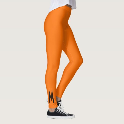 Leggings Simple moderne Neon Fluorescent Orange (Droite)