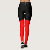 Leggings Simple monogramme ajouter votre nom lettre man min (Dos)