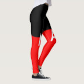 Leggings Simple monogramme ajouter votre nom lettre man min (Droite)