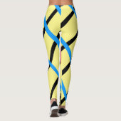 Leggings Simple monogramme ajouter votre nom lettre man min (Dos)