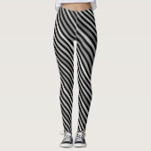 Leggings simple, rayé, motif, rayures, minimaliste (Devant)