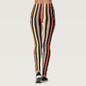 Leggings simple, rayé, motif, rayures, minimaliste (Dos)
