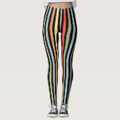 Leggings simple, rayé, motif, rayures, minimaliste (Devant)