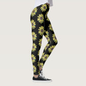 Leggings Simple Sunflower Botanical Yoga Motif Leging (Droite)