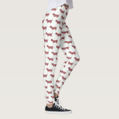 Leggings Simple Weiner Chien Dachshund Chien Motif (Droite)