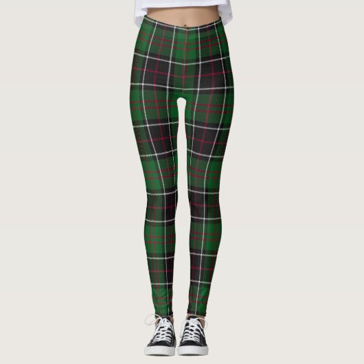 Leggings Sinclair Clan Chasse Tartan Variant Plaid (Devant)