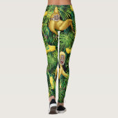 Leggings Singes de gibbon dans la jungle tropicale de (Dos)