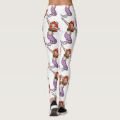 Leggings sirène à tête rouge (Dos)