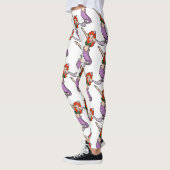 Leggings sirène à tête rouge (Gauche)