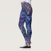 Leggings Sirène de lavande pourpre (Gauche)