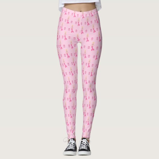 Leggings Sirène D'Imaginaire Rose (Devant)