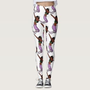Leggings sirène noire