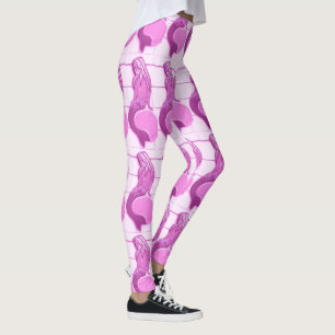 Leggings sirène pourpre