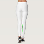 Leggings sirène rousse à queue verte (Dos)