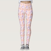 Leggings Sirènes | Cute Pastel Bubbles Motif (Devant)