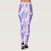 Leggings sirènes de lavande (Dos)