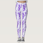 Leggings sirènes de lavande (Devant)