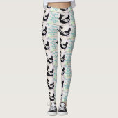 Leggings sirènes de sable et de mer (Devant)