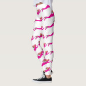 Leggings sirènes roses Thunder_Cove blanc (Gauche)