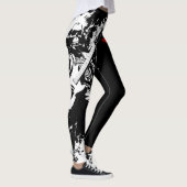 Leggings Skeleton Punk Rock Custom Text Street Art (Droite)
