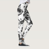 Leggings Skeleton Skull Art Pattern (Droite)