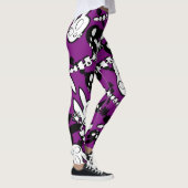 LEGGINGS SKULETONS B&W BUNNY (Droite)