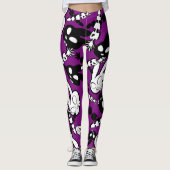 LEGGINGS SKULETONS B&W BUNNY (Devant)