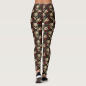 Leggings Skulls and Briar Rose Gothic (Dos)