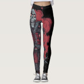 Leggings Skulltop Manor : Un cauchemar lâché (Devant)