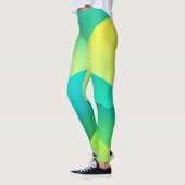 Leggings Sky Serenity : Embrassez la beauté éthérée de Sky  (Gauche)