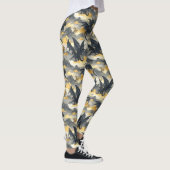 Leggings Skydwellers - Dragons noir et or (Droite)
