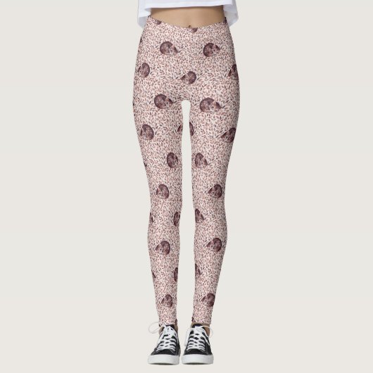 Leggings Sleepy cat (Devant)