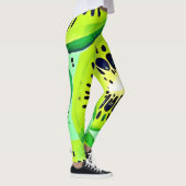 Leggings Slices Kiwi : Vibrant et frais (Droite)