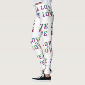 Leggings SlipperyJoe amour est l'amour goutte à goutte de f (Gauche)