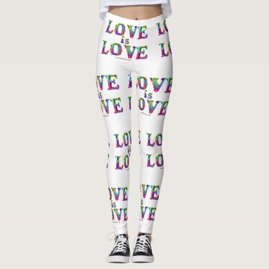 Leggings SlipperyJoe amour est l'amour goutte à goutte de f (Devant)