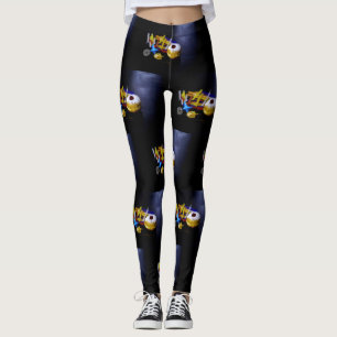 Leggings SlipperyJoe nature morte symbolique de Hanukkah fê