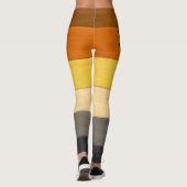 Leggings SlipperyJoe's Bear Pride drapeau de la texture du  (Dos)