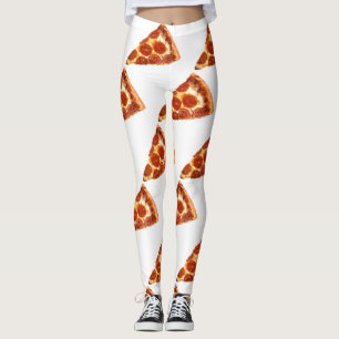 Leggings SlipperyJoe's classique pepperoni pizza tranche fo