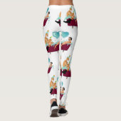 Leggings SlipperyJoe's deux gays hommes aiment la baignoire (Dos)