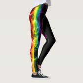 Leggings SlipperyJoe's fumée vif arc-en-ciel célébré (Droite)