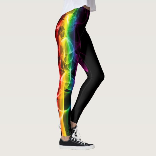 Leggings SlipperyJoe's fumée vif arc-en-ciel célébré (Droite)