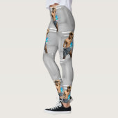 Leggings SlipperyJoe's Man serviette brisée mur de brique b (Gauche)