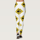 Leggings SlipperySignal de passage de l'ours de Joe silhoue (Dos)