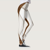 Leggings Sloping beige triangle with shadow, smooth style (Droite)