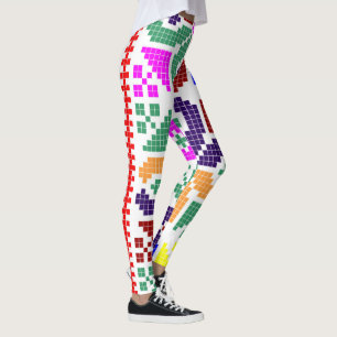 Leggings slovaquie folk motif motif traditionnel système et