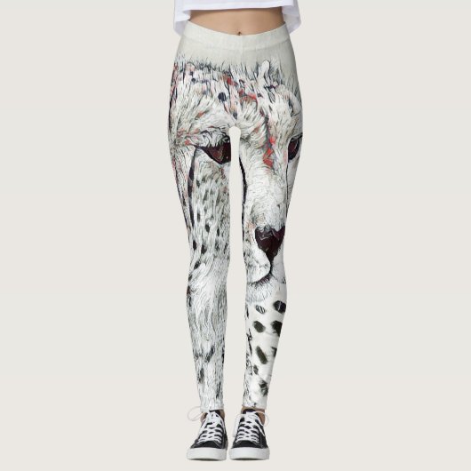 Leggings smartmix animal - guépard (Devant)