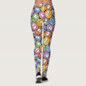 Leggings Smiley Face Emoji motif (Dos)