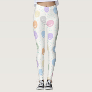 Leggings Smiley Muster